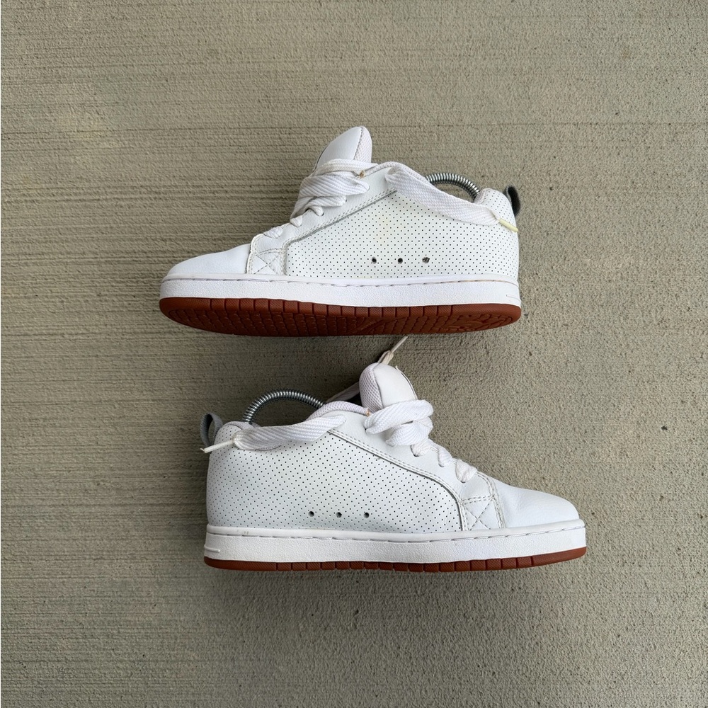 DC Court Graffik SE Skate Shoes 300927 White Gray Chunky Grunge Men’s Size 7 - Picture 3 of 12